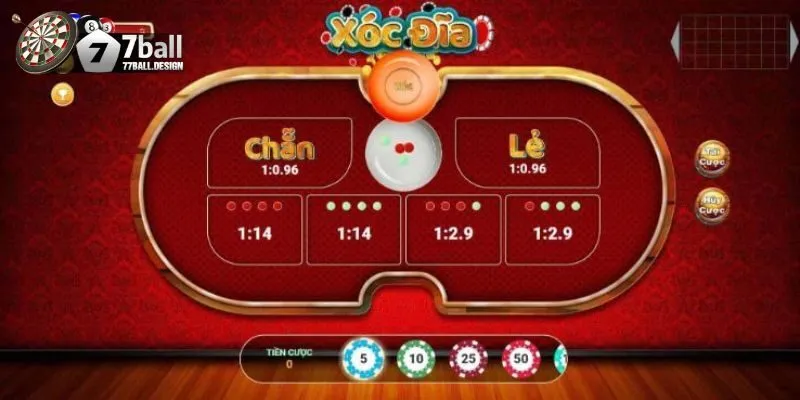 Các loại cược và tỷ lệ trả thưởng trong xóc đĩa